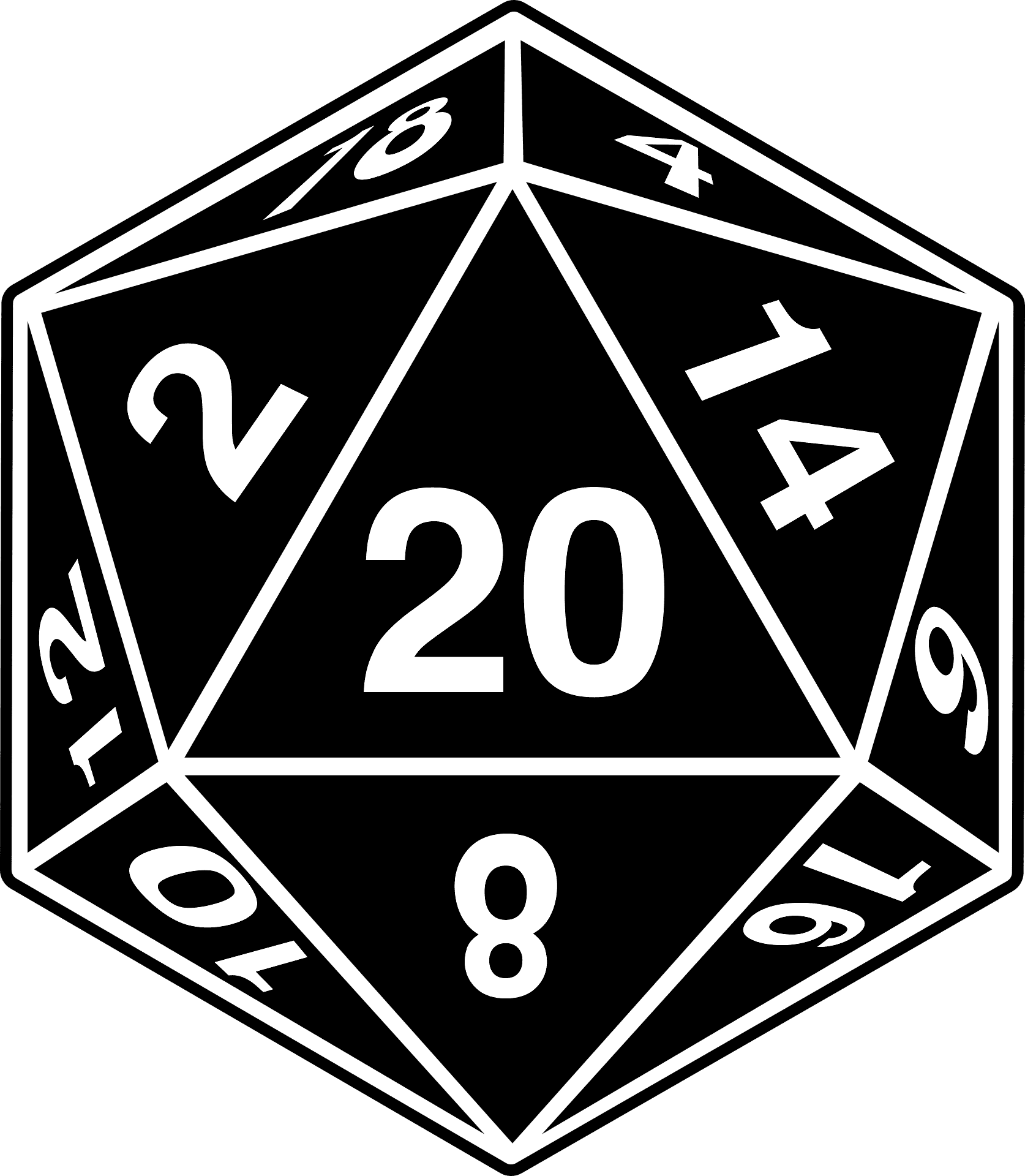 Dé à 20 faces D20
